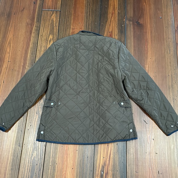Southern Marsh Quilted Jacket with Blue Trim - Picture 3 of 7